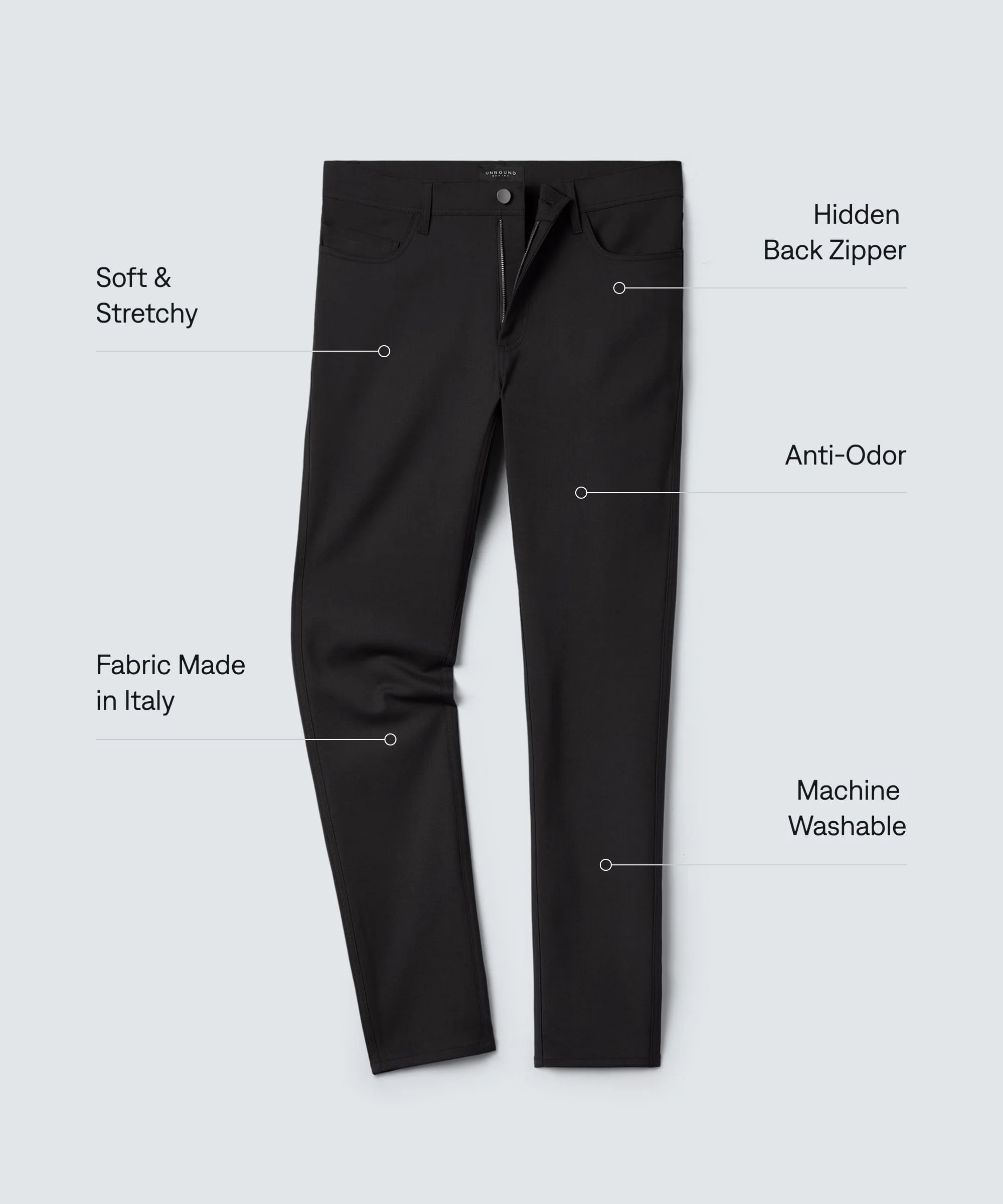 Men's Slim Merino Travel Pants - Image 48