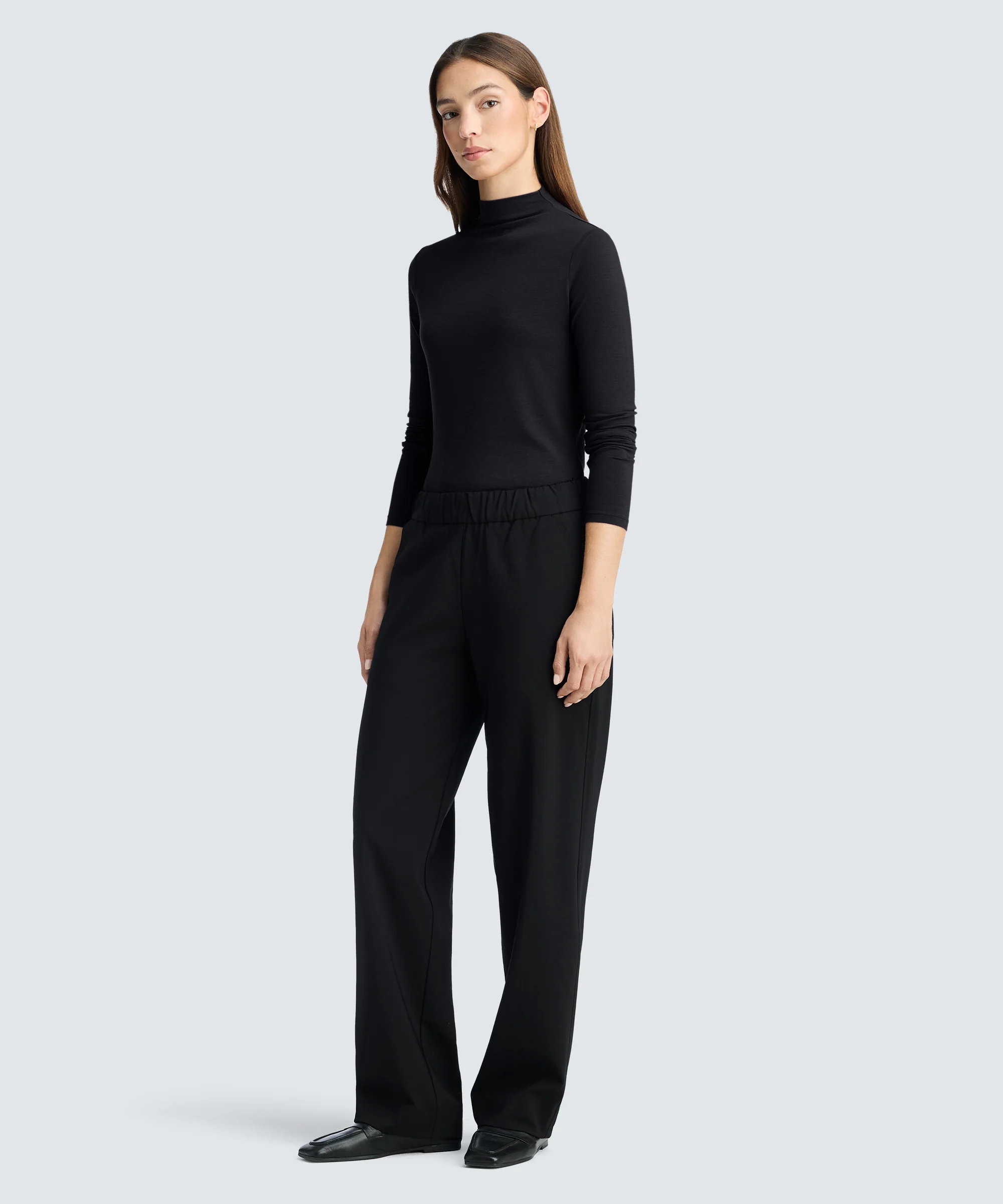 Women's Merino Mock Neck Top - Image 13