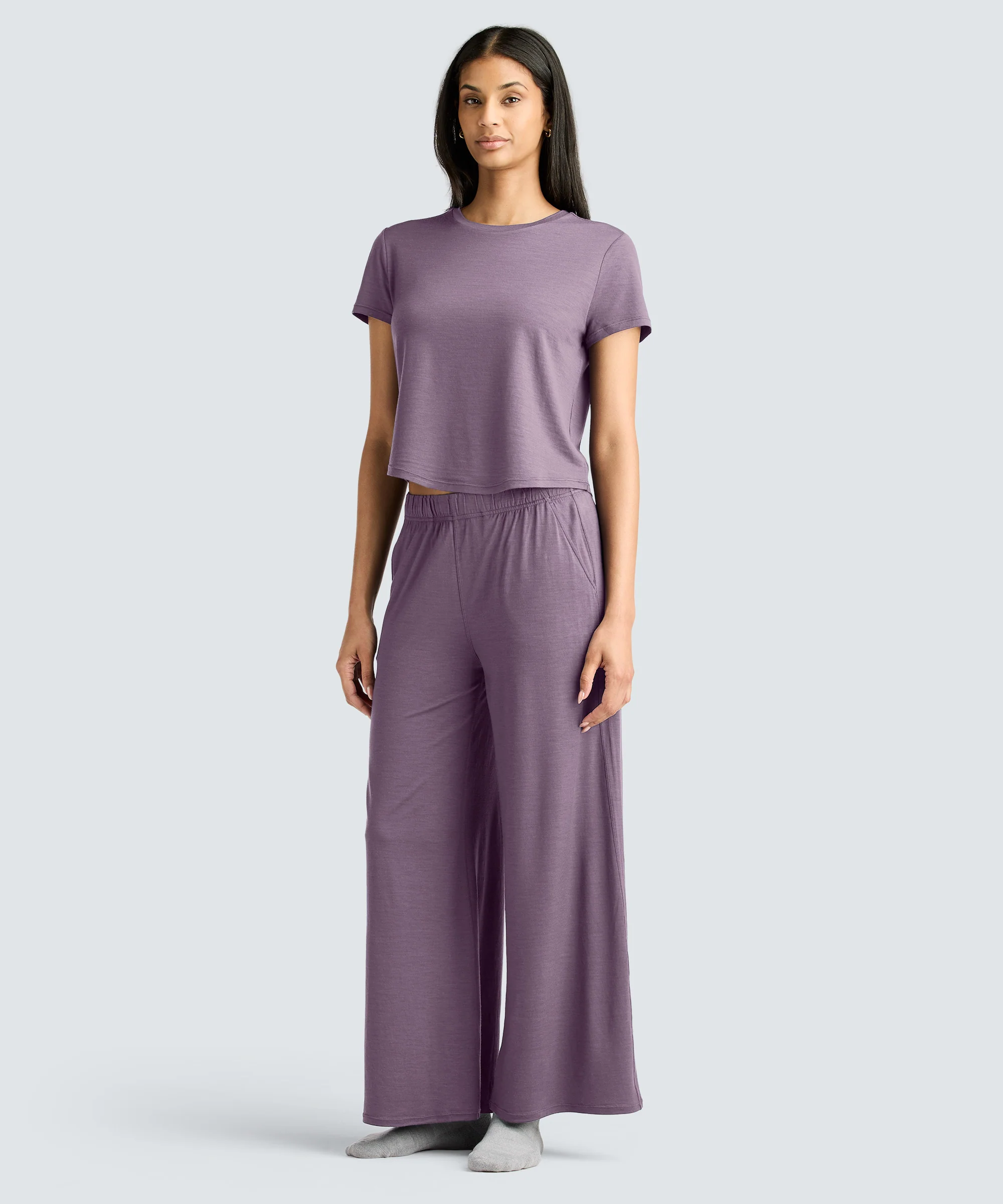 Women's Ultrafine Merino Sleep Top - Image 31